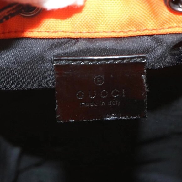 GUCCI Pouch Canvas Orange 039 0973 Auth - Picture 15 of 16
